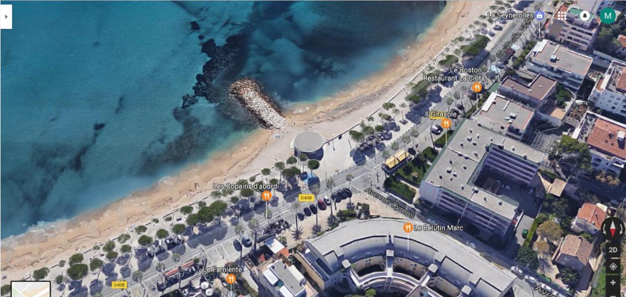 Blue Summer Vibes Appartment For 4P, Ac, Parking, Beachfront, Spa Access -5 La Ciotat Eksteriør bilde